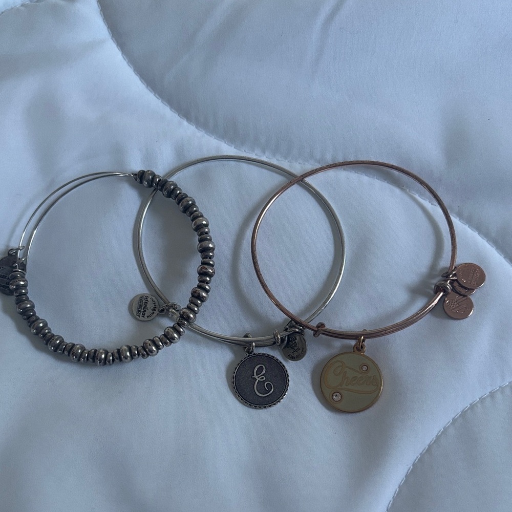 Alex and Ani bracelet 3 set